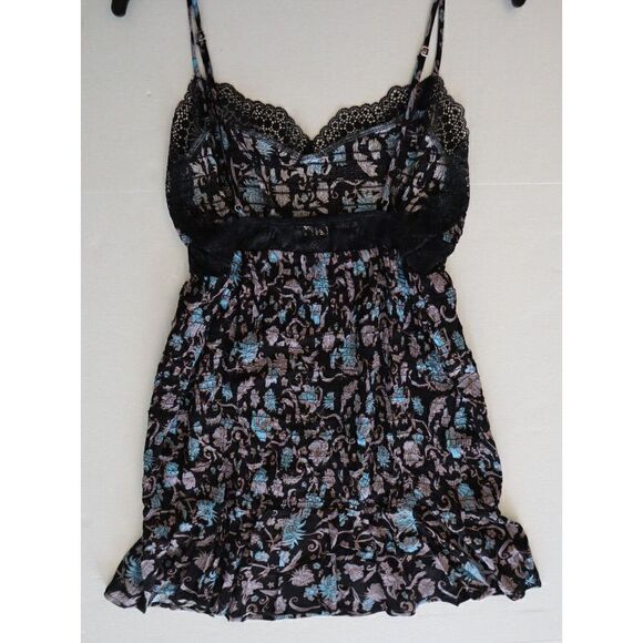 Free People OB1549094 Women Sz S Black Last Night Mini Sleeveless Slip Dress - Picture 9 of 10